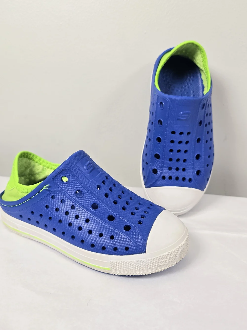 Skechers Kids Blue Slip-On Water-Friendly Sneakers